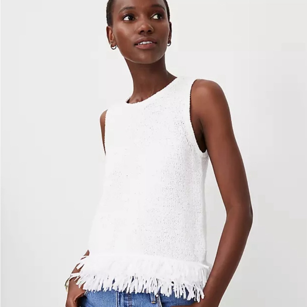 Ann Taylor fringe top